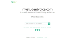 Desktop Screenshot of mystudentvoice.com