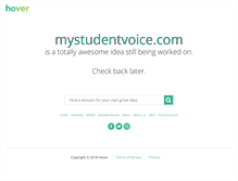 Tablet Screenshot of mystudentvoice.com